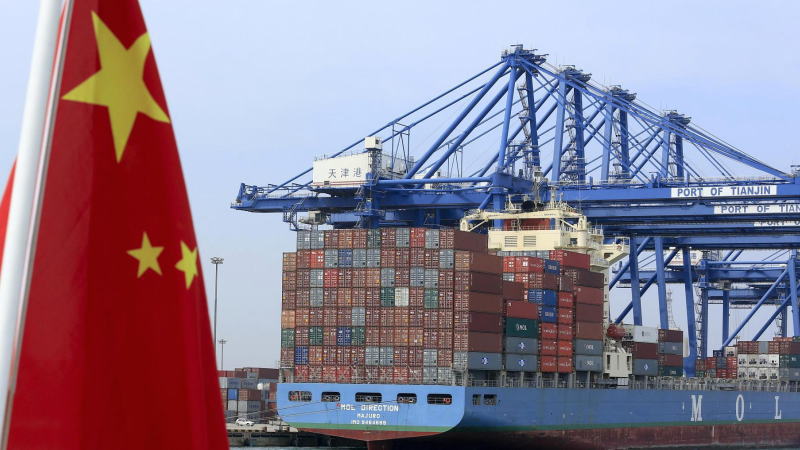 中国今年的贸易顺差有望创下1万亿美元的新纪录