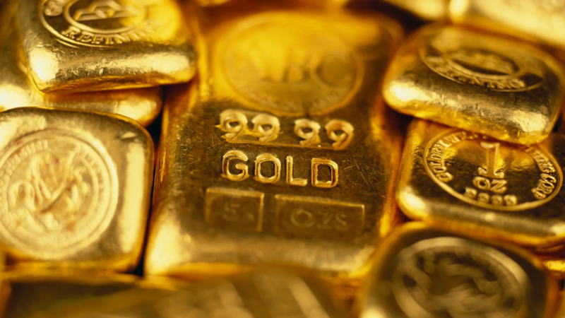 金价完成又一次重大突破后，获利回吐使金价小幅回落