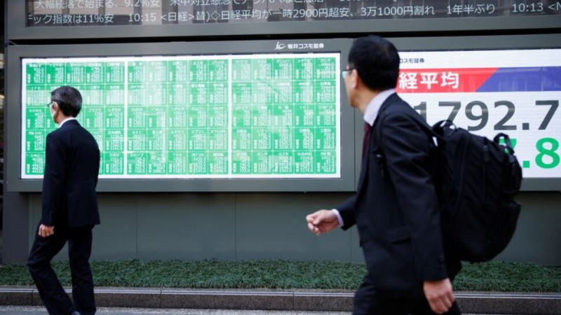 贸易、地缘政治和通胀三重担忧都可能在本周得到某种缓解，亚洲主要股指走高而日本股市创新高