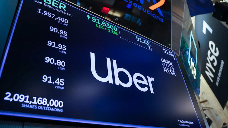 优步业绩与盈利预期不及预期，股价下跌近4%