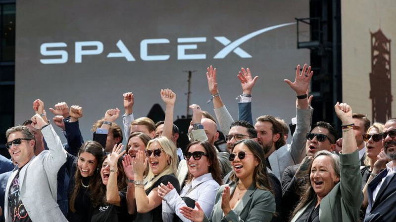 SpaceX将加入纳斯达克100指数，为被动买入浪潮铺平道路
