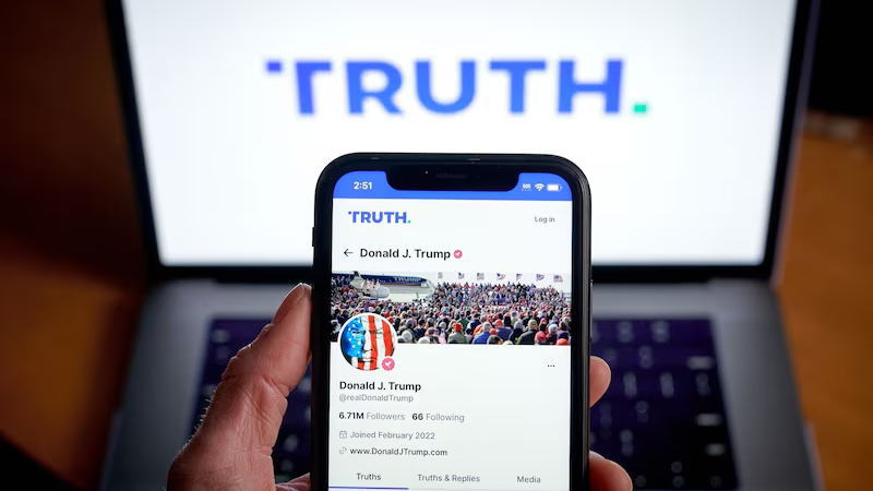 特朗普媒体向交易商出售Truth Social帖文快速访问权限