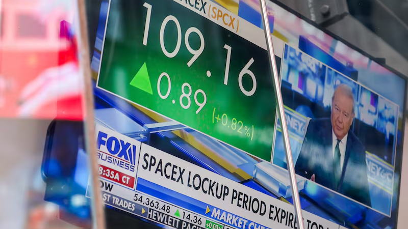 SpaceX突破首个锁定期，市值回升5000亿美元