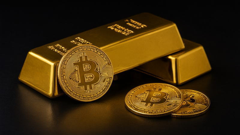 黄金与比特币走向不同：大型投资者如何布局