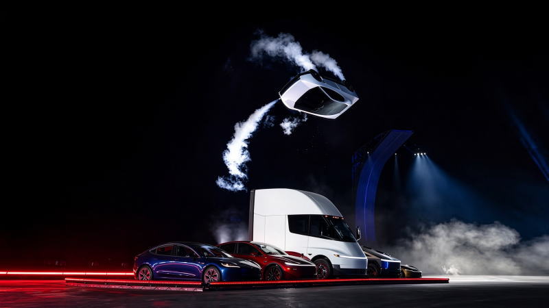 特斯拉Roadster：股价对新款飞行汽车的反应及华尔街预期